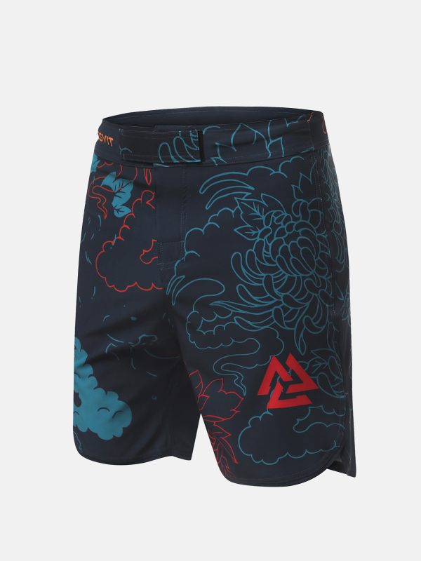 Peresvit Koi MMA Shorts Blue Orange Red - Зображення 2