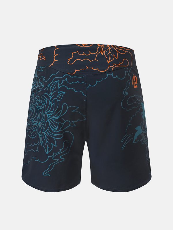 Peresvit Koi MMA Shorts Blue Orange Red - Зображення 3